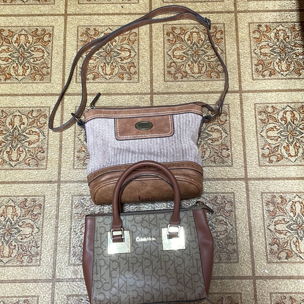 Bundle Of 2 Purses Calvin Klein And B.O.C - image 1